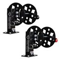 Diamond Lead Reels Pair of Heavy Duty Single Welding Lead Reels, 12 in., Steel Gray FBS-SET12GRY